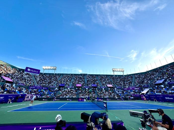 이번 코리아오픈의 관중 매너는 충분히 훌륭했다