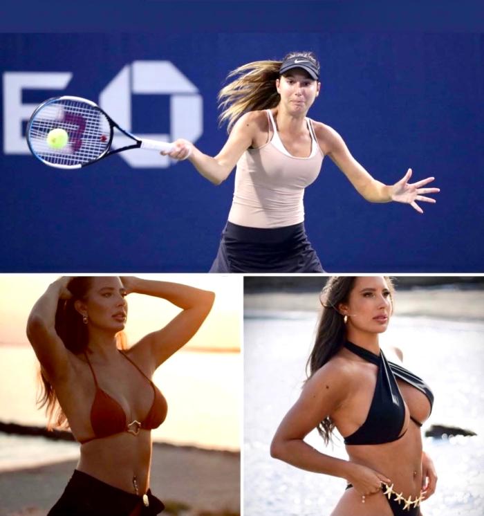 가슴 축소 수술한 할렙과 반대로 확대 수술한 테니스 선수 기사 이미지