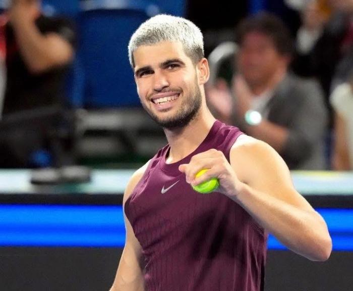 재팬오픈 우승 후 알카라즈는 발목 부상 치료로 상하이 마스터즈에 불참했고 잠시 휴식 후 리야드에 도착했다