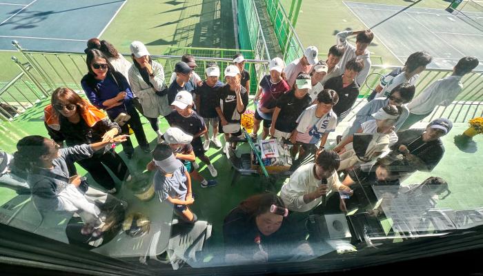 매일 매일 행운권 추첨으로 참가 선수들이 즐거워 했다