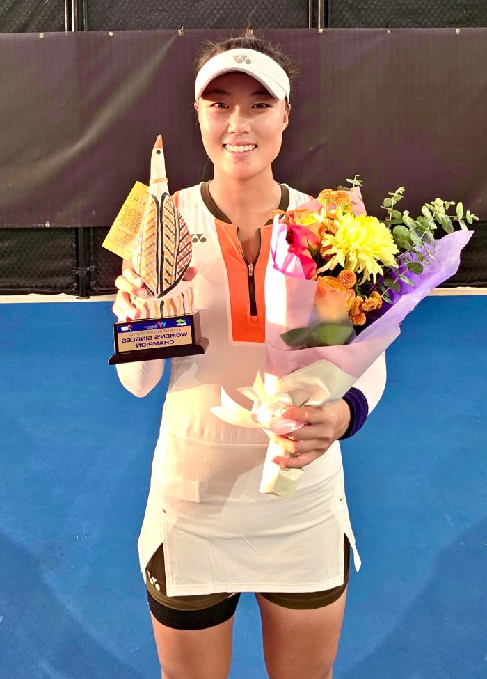 손 회장의 딸인 정보영 선수가 W35 호주 다윈 오픈 챔피언이 됐다