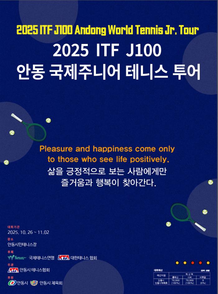 안동은 매 대해마다 선수들에게 귀감이 될 만한 문구를 포스터에 넣고 있다