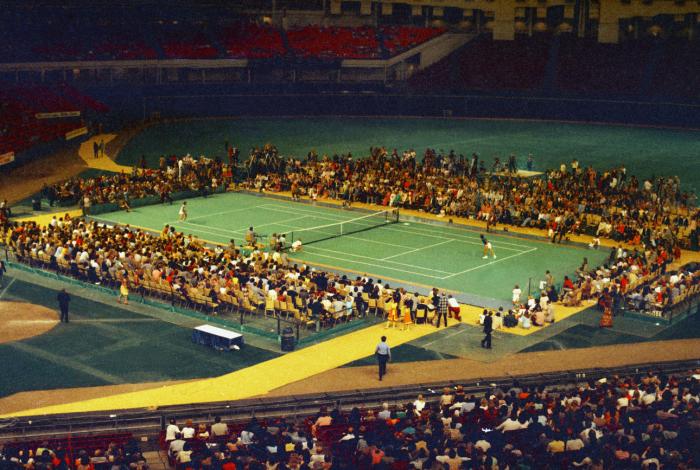 빌리 진 킹과 보비 리그스의 경기
