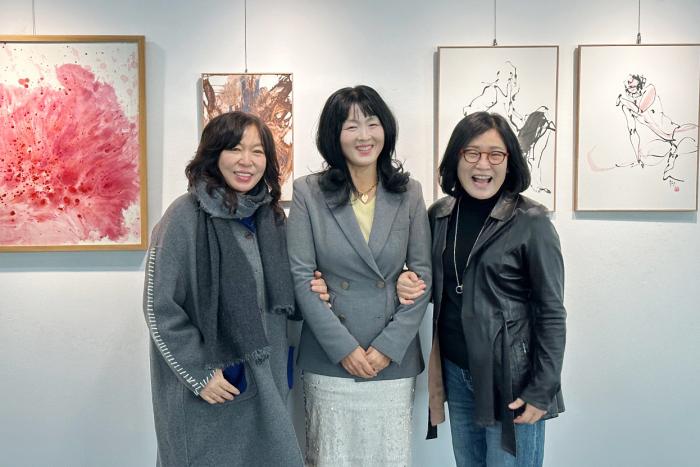 구리여고 동문 3인전 한미영중앙 김묵원 최희규 작가