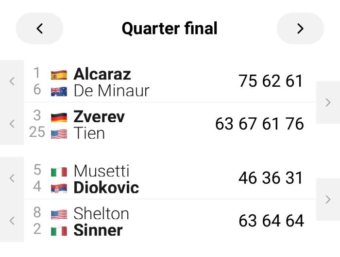 남자단식 여자단식