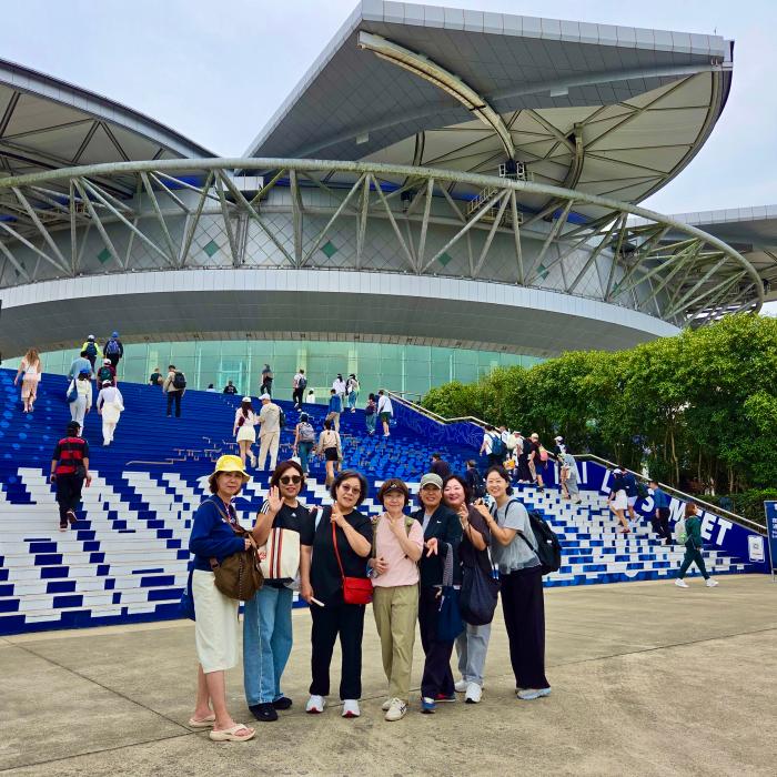 서울삼청코트 화목클럽 회원들 상하이 롤랑가로스 WTA파이널스 하노이에 함께했다